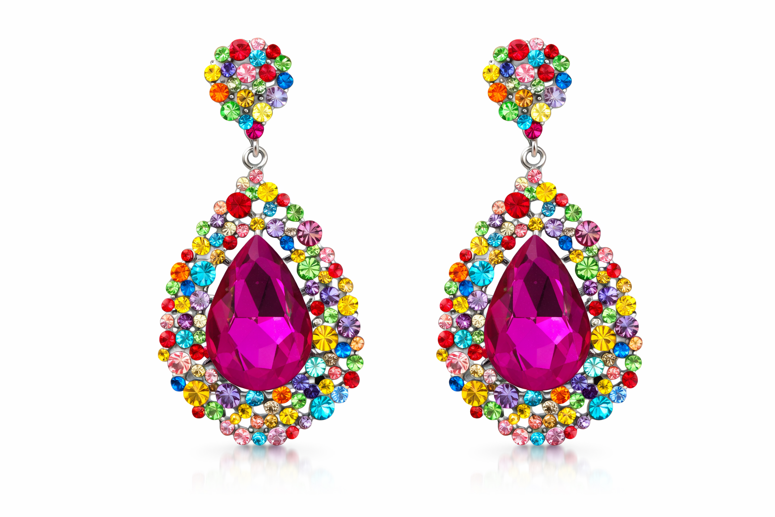 earrings pink