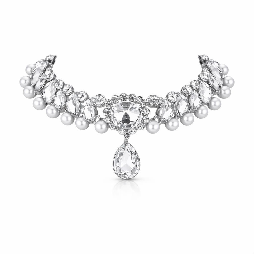 Luxurious Baroque Pearl Clavicle Chain Necklace