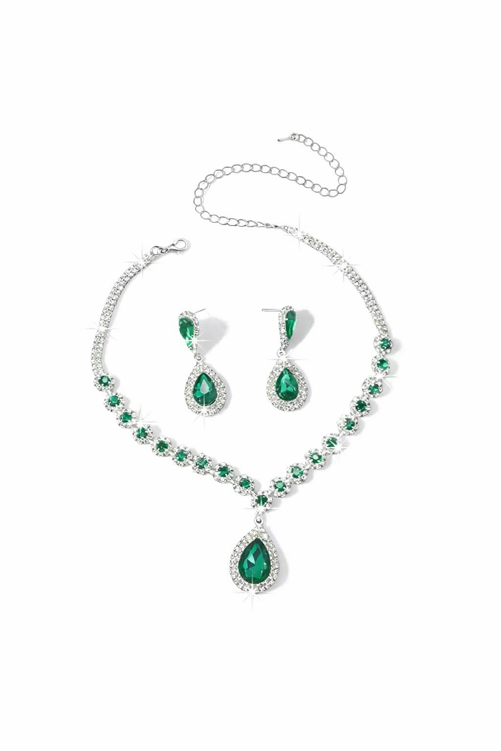 Green Jewelry Set