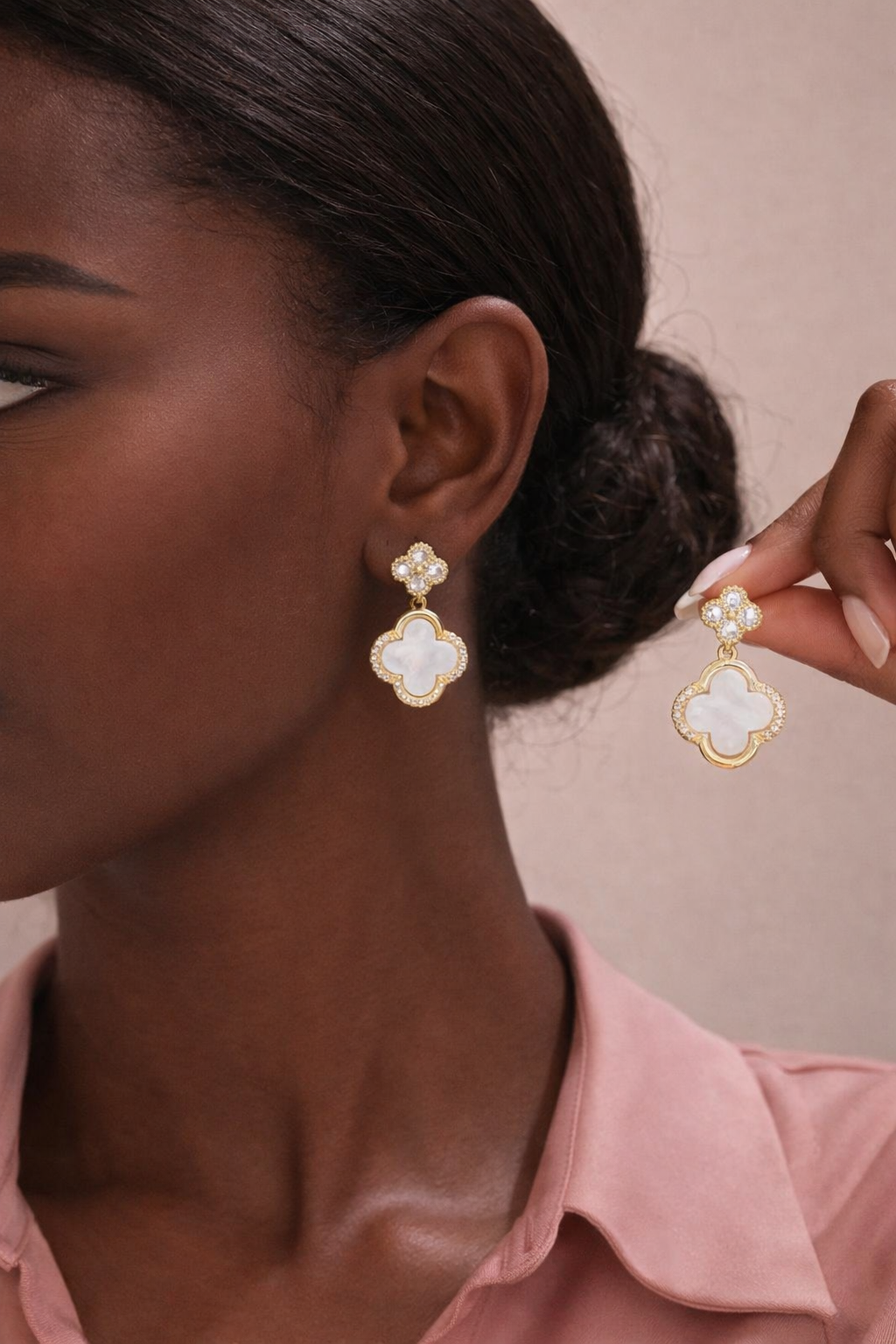 White Earrings