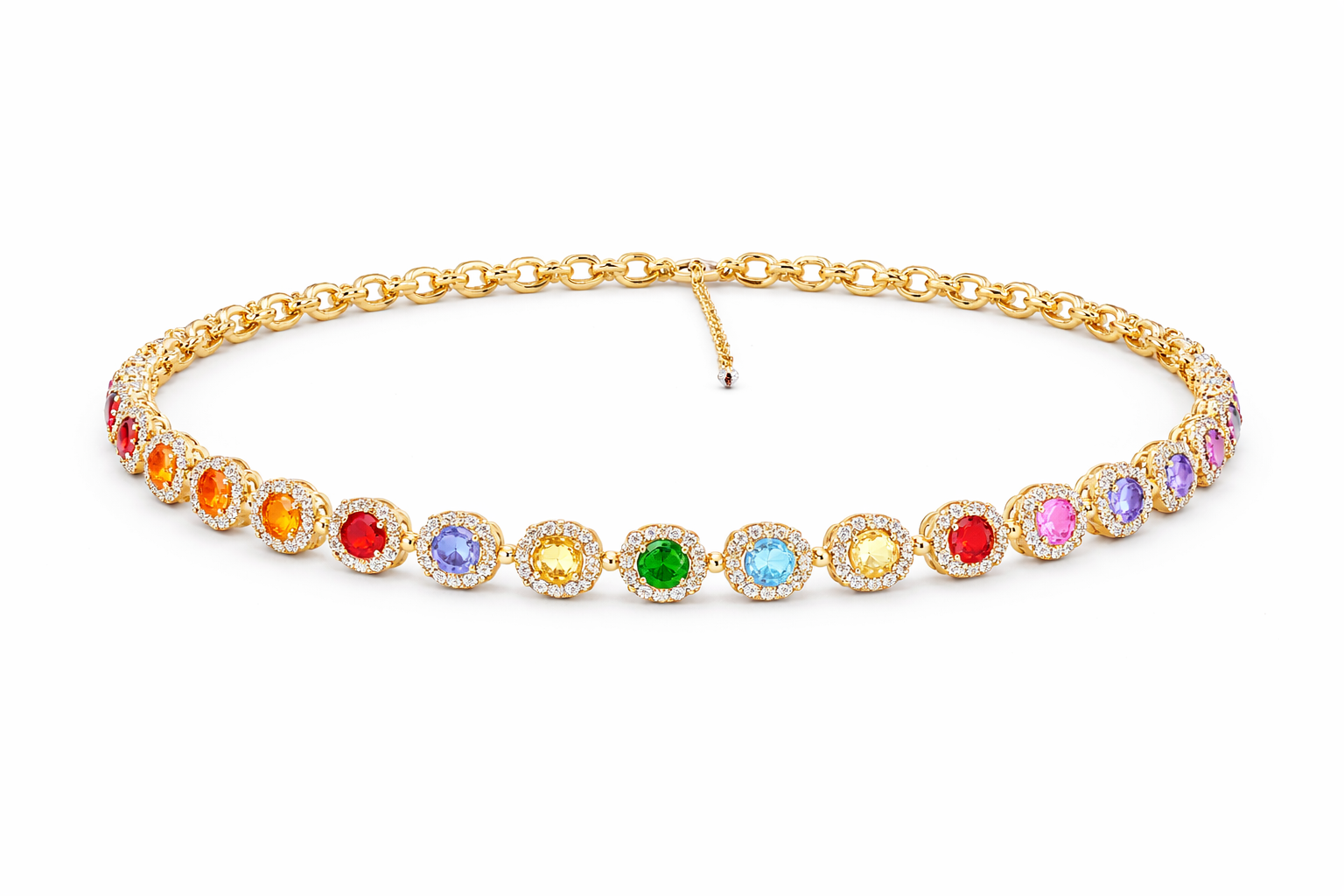 Colourful Necklace Bracelet For Women
