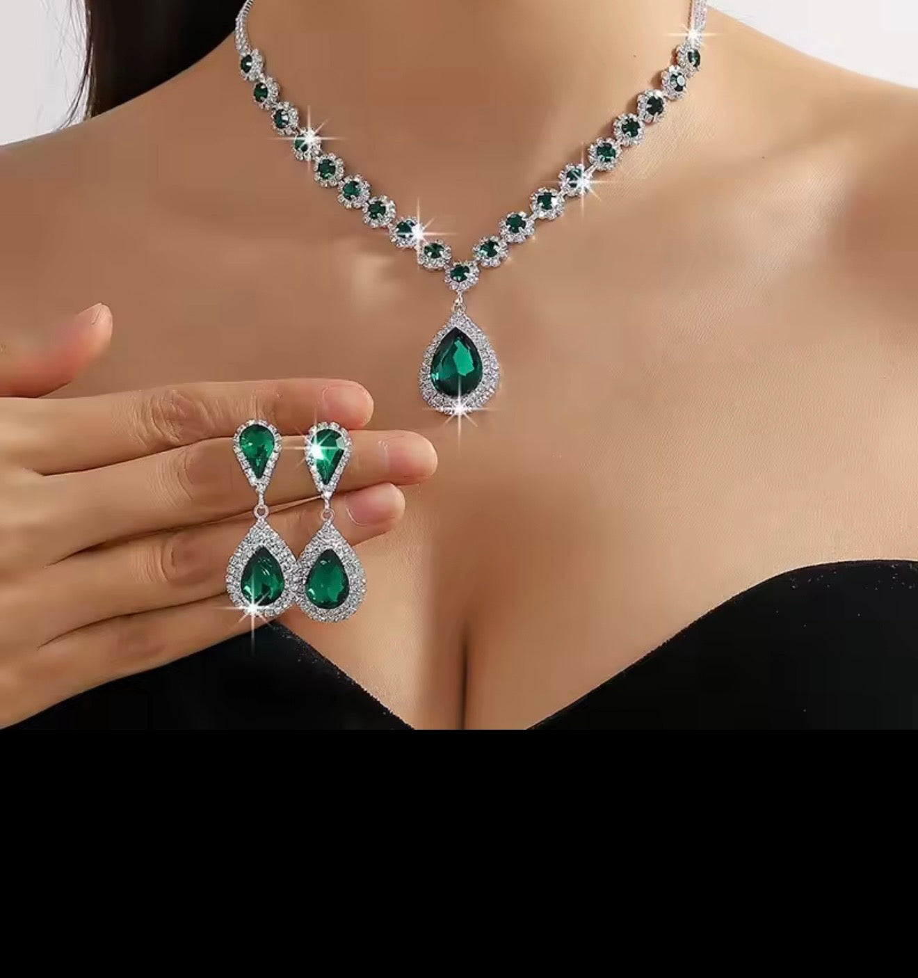 Green Jewelry Set