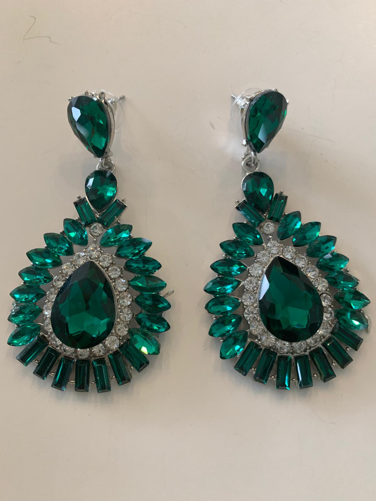 Retro Luxury Crystal Women's Earrings