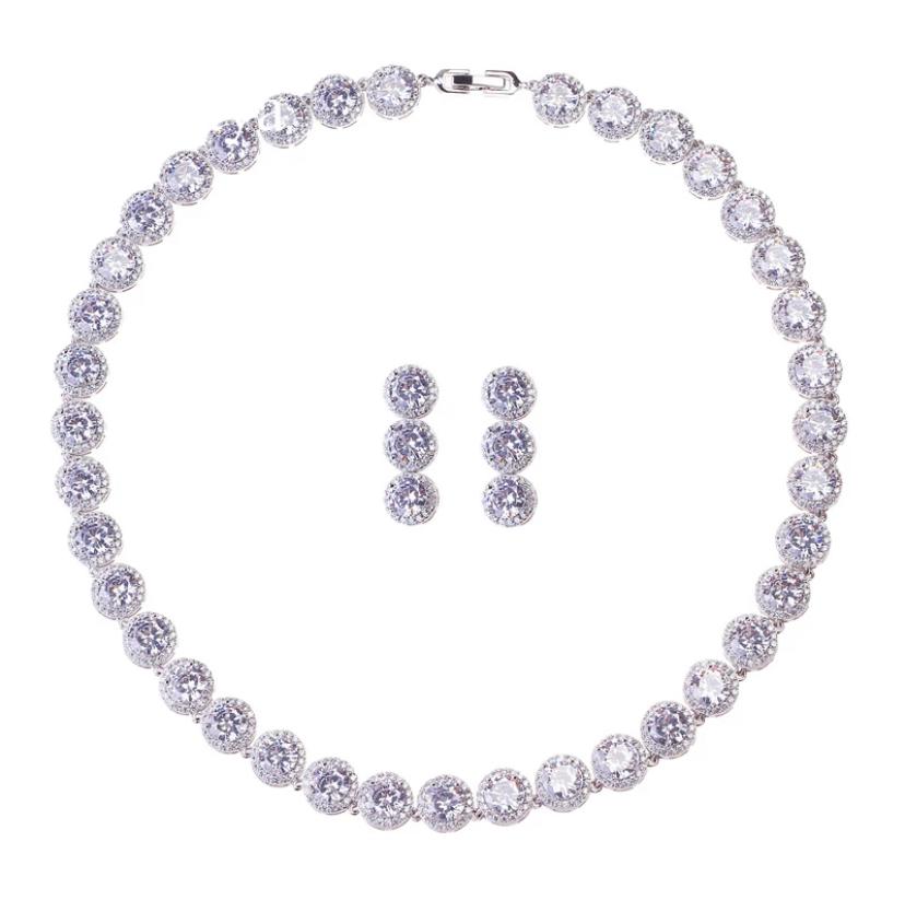 Landejewelers Bridal Necklace Earring