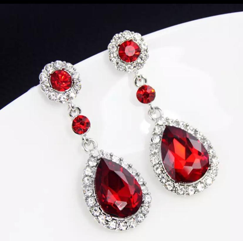 Crystal Long Hanging Earrings for Women
