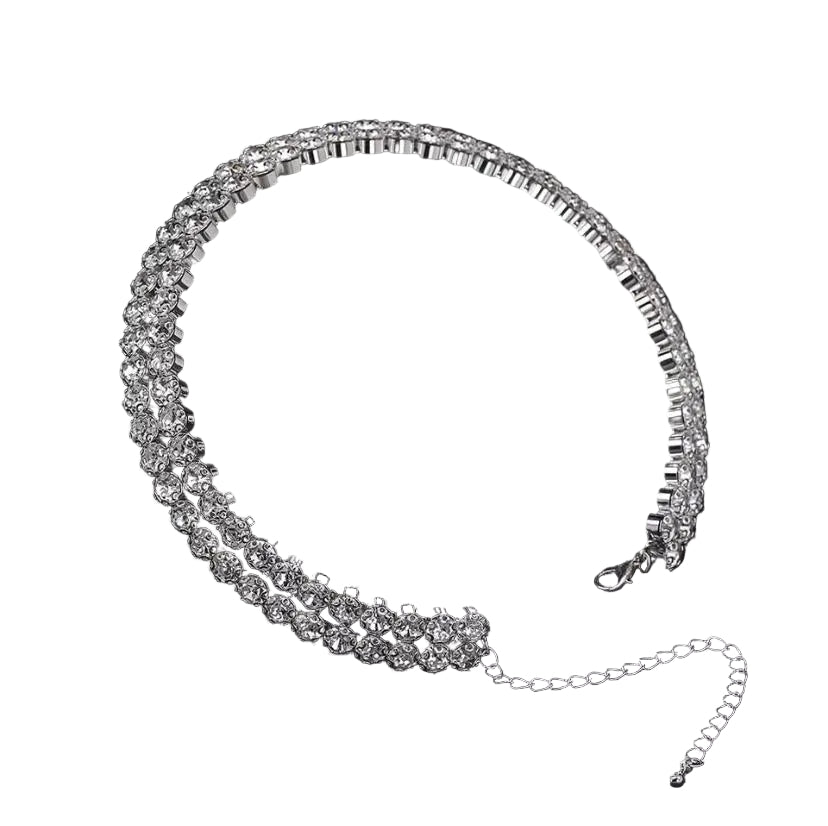 Rhinestone Choker Necklace